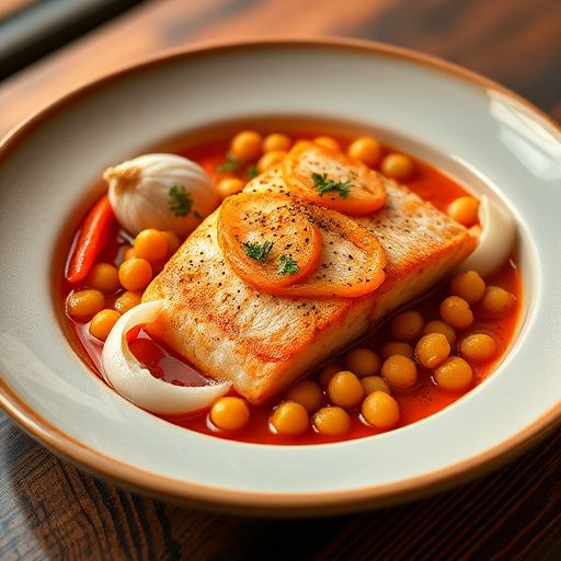 Moroccan Salmon & Chickpea Stew