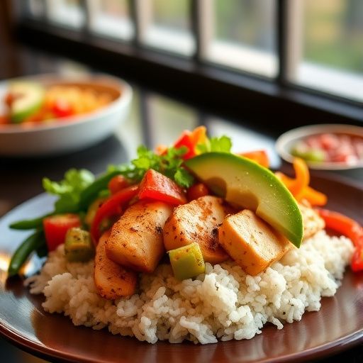 Chicken & Vegetable Fajita Bowls