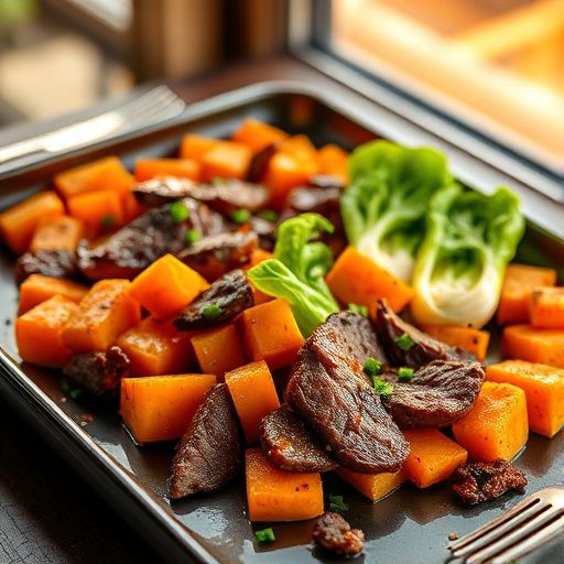Bulgogi-Style Beef & Sweet Potato Sheet Pan